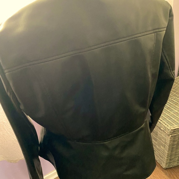 Zara Faux Leather Fitted Jacket - Picture 7 of 15